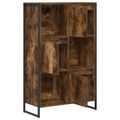 vidaXL Knižnica 68 x 30 x 108.5 cm Kompozitné drevo Dymová dub