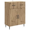 vidaXL Servírovacia skriňa Dub artisan 66 x 34,5 x 89,5 cm