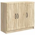 vidaXL Servírovacia skriňa Dub sonoma 89 x 34,5 x 77 cm