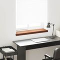 vidaXL Parapetné dosky Hnedé drevo 100 x 20 x 4,5 cm PVC