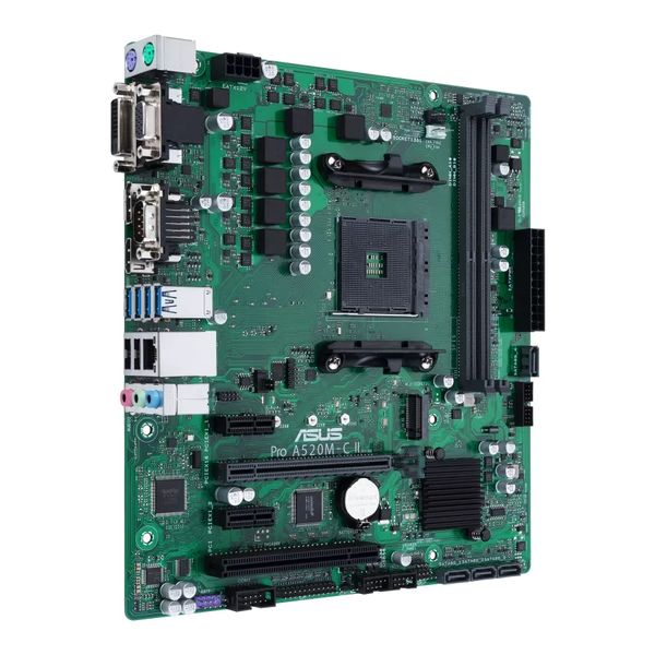 ASUS PRO A520M-C II/CSM/AM4/mATX ASUS PRO A520M-C II/CSM / A520 / AM4 / 2x DIMM DDR4 / M.2 / D-Sub / DVI / HDMI / DP / mATX