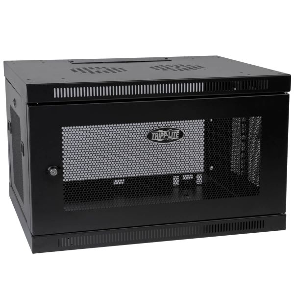 Skriňa SmartRack 6U, Mini Rack, Š = 600mm, Hl = 550mm, hĺbka pre prepínače, montáž na stenu