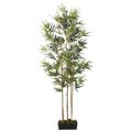 vidaXL Umelý bambusový strom 1104 listov 180 cm zelený