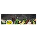 vidaXL Kuchynský koberec umývateľný Spices 45x150 cm zamat