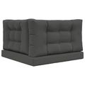 vidaXL Vankúš na vonkajšiu pohovku Polyester Antracitová 80 x 80 cm