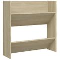 vidaXL Nástenné skrinky na topánky 4 ks, dub sonoma 60x18x60 cm