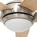 vidaXL Stropný ventilátor s osvetlením a diaľkovým ovládaním Ø 130 cm