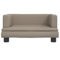 vidaXL Pelech pre psa kapučínový 60x40x30 cm umelá koža