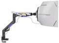 Neomounts DS70-256BL1 ACE Gaming Desk Mount, single display up to 57"  (Topfix clamp/grommet) Držák, VESA, stolní, pro 1 plochý/zakrivený monitor, úhloprícka 24–57", náklon 115°, otácení 180°, rotace 180°, ocel, cerný