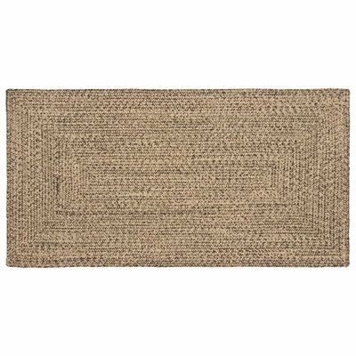 vidaXL Kusové koberce Prírodná a čierna 80 x 150 cm Juta