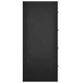vidaXL Komoda so 4 zásuvkami 60x30,5x71 cm čierna