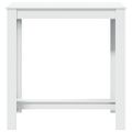 vidaXL Barový stôl biely 102x50x103,5 cm kompozitné drevo