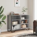 vidaXL Komoda sivá sonoma 101x35,5x74,5 cm kompozitné drevo