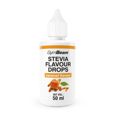 Stevia Flavour Drops - GymBeam, karamel