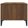 vidaXL Konferenčný stolík hnedý dub 90x50x40 cm kompozitné drevo