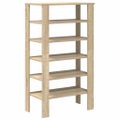 vidaXL Regál na topánky dub sonoma 61x32x105 cm spracované drevo