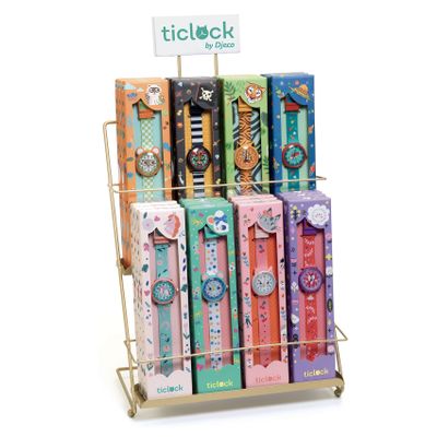 Kovový display na ručičkové Ticlock hodinky