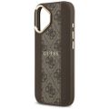 Obal Guess pre iPhone 17 HC MAGSAFE PU W/ 4G PU STRIPE hnedá