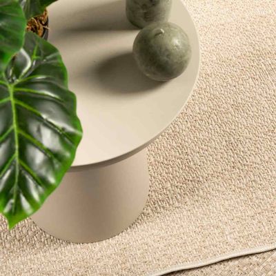 vidaXL Koberec ZIZUR 120x120 cm jutový vzhľad interiér a exteriér