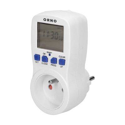Časový spínač digitálny týždenný ORNO OR-PRE-409, 16 programov Časový spínač digitálny týždenný ORNO OR-PRE-409, 16 programov