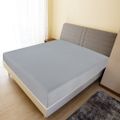 vidaXL Priliehavé prestieradlo Jersey sivé 140x200 cm bavlna