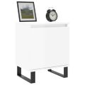 vidaXL Nočné skrinky 2 ks biele 40x30x50 cm kompozitné drevo