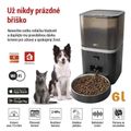 Dávkovač krmiva s kameralou EMOS H6006 GoSmart, 6 l, čierny, Wi-Fi