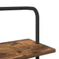 vidaXL Regál na knihy 6 úrovní 60 x 24 x 203 cm Kompozitné drevo