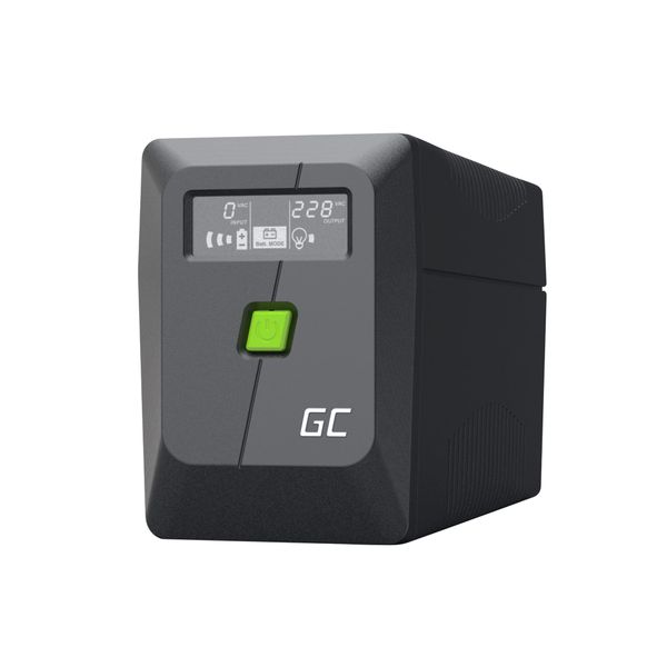 UPSLM360 Green Cell UPS záložný zdroj 650VA 360W PowerProof s LCD displejom