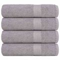 vidaXL Utierky na ruky FROGN 4 ks sivé 50x100 cm 360 g/m²