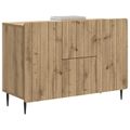 vidaXL Servírovacia skriňa Dub artisan 89 x 34,5 x 62 cm