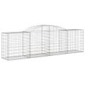 vidaXL Oblúkové gabionové koše 20ks 300x50x80/100cm pozinkované železo