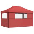 vidaXL Párty stan 279 x 410 x 315 cm Vínovo červená Oxfordská látka