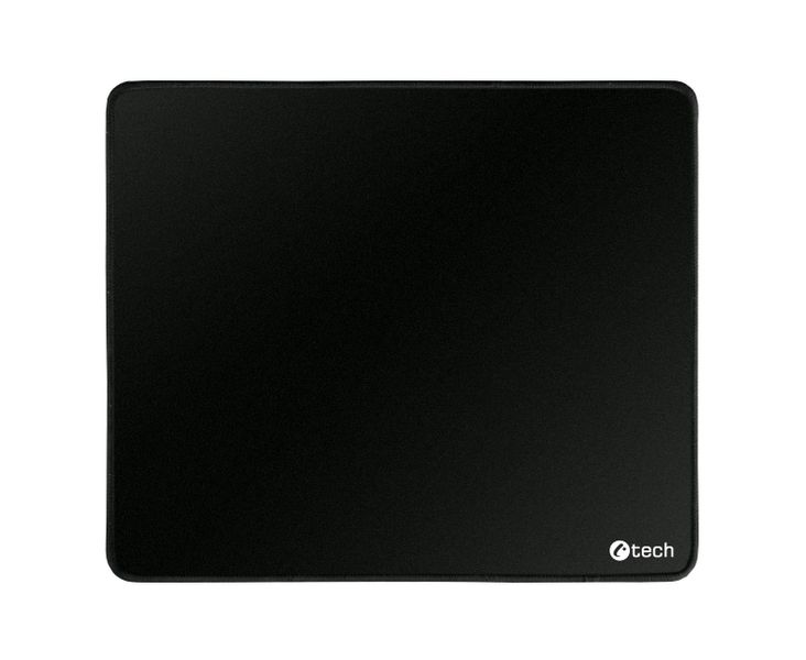 Podložka pod myš C-TECH MP-01, čierna, 320x270x4mm, obšité okraje