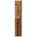 vidaXL Skriňa na topánky 80 x 35.5 x 180 cm Kompozitné drevo Hnedá