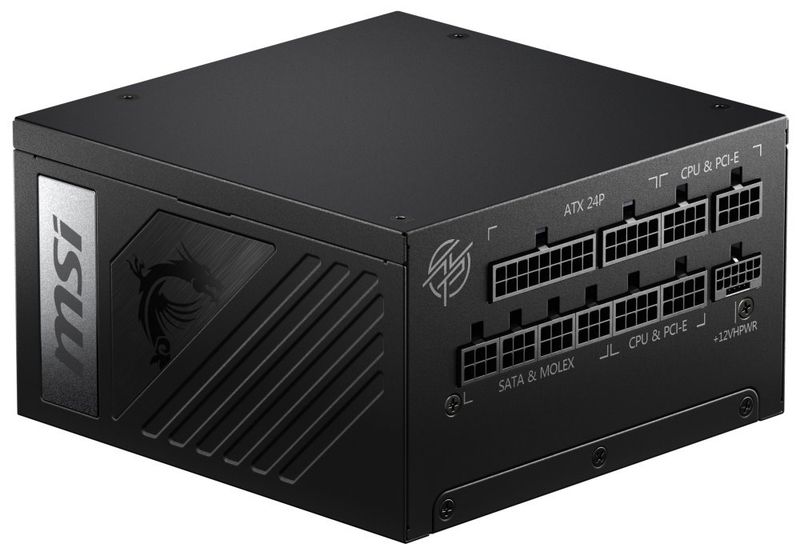 MSI zdroj MPG A850G PCIE5/ 850W/ ATX3.1/ akt. PFC/ 10 let záruka/ 135mm ventilátor/ plně modulární/ 80PLUS Gold Zdroj, ATX, 850W, aktivní PFC, 135mm ventilátor, odpojitelné kabely, 80PLUS Gold, 10 let záruka