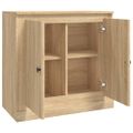 vidaXL Komoda dub sonoma 70x35,5x67,5 cm spracované drevo