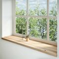 vidaXL Okenný parapet 2 ks 160x40x2 cm neošetrený dubový masív