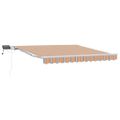 vidaXL Sklopná markíza Viacfarebný 300 x 250 cm Tkanina a hliník