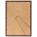 vidaXL Fotorámiky na stenu alebo stôl 5 ks hnedé 29,7x42 cm MDF
