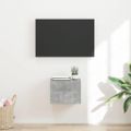 vidaXL TV nástenná skriňa 39 x 31 x 29,5 cm Betónová Kompozitné drevo