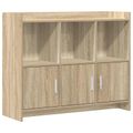 vidaXL Servírovacia skriňa Dub sonoma 98,5 x 33 x 80 cm
