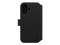 PanzerGlass čierne knižkové puzdro Apple iPhone 16 s MagSafe 2v1