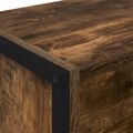 vidaXL Knižnica 80 x 30 x 155 cm Kompozitné drevo Dymová dub
