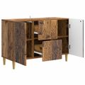 vidaXL Servírovacia skriňa Staré drevo 89 x 34,5 x 60 cm