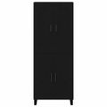 vidaXL Highboard 2 ks Čierny dub 69,5 x 34 x 180 cm