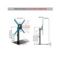 Barkan S320. B - natáčecí stojan pro TV (29-58'' 25kg) černý