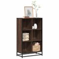 vidaXL Knižnica hnedý dub sonoma 65,5x33x107,5 cm kompozitné drevo