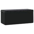vidaXL Záhradný úložný box s podsedákom antracitový 350 l PP