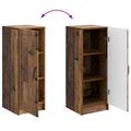 vidaXL Servírovacia skriňa Staré drevo 33 x 34,5 x 87 cm